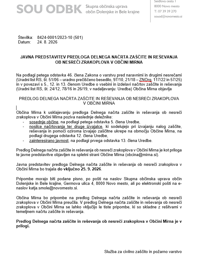 Javna predstavitev